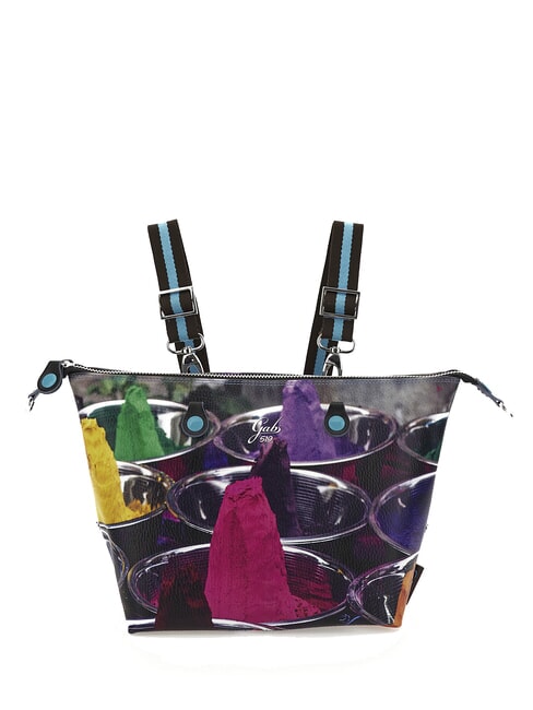 G3 PLUS MEDIUM Transformable flat shopping bag Indian colors - Women’s Bags