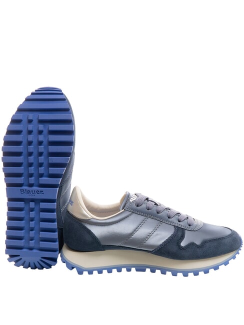 MILLEN Mixed leather sneakers airplane - Women&rsquo;s shoes