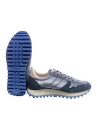 BLAUER MILLEN Mixed leather sneakers - Women’s shoes