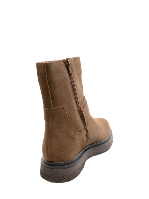 CLARE Leather ankle boots elephant - Women’s shoes