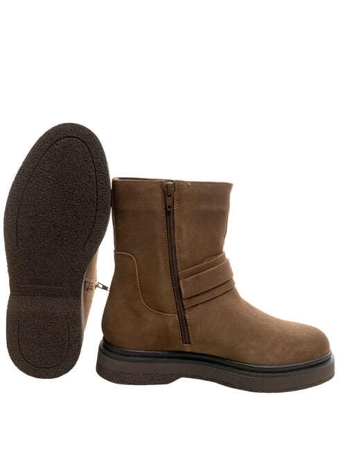 CLARE Leather ankle boots elephant - Women’s shoes