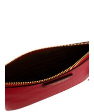 THE BRIDGE CARLOTTA Leather clutch bag cherry / gold - Women’s Bags - 4