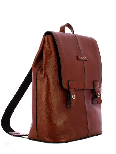 BIAGIO  13" Laptop Backpack, Leather brown 14/ruthenium palladium - Laptop backpacks