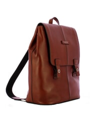 THE BRIDGE BIAGIO  13" Laptop Backpack, Leather brown 14/ruthenium palladium - Laptop backpacks - 2