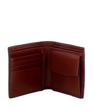 THE BRIDGE ALBERTO Leather wallet Brown / Palladium - Men’s Wallets - 2