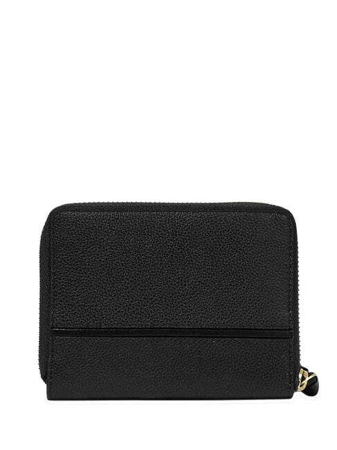 DOMITILLA Leather wallet Black Gold - Women’s Wallets