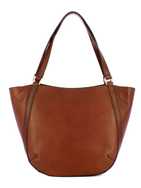 AMELIA Shoulder bag, leather BROWN - Women’s Bags