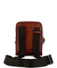 THE BRIDGE FILIPPO Leather bag Brown / Ruthenium - Over-the-shoulder Bags for Men - 3