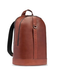 THE BRIDGE GIACOMO Leather laptop backpack Brown / Ruthenium - Laptop backpacks - 2