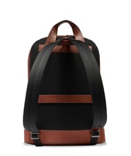 THE BRIDGE GIACOMO Leather laptop backpack Brown / Ruthenium - Laptop backpacks - 3
