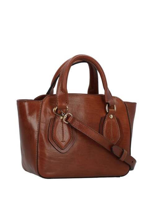 DAPHNE Mini Shopper bag with shoulder strap BROWN - Women’s Bags
