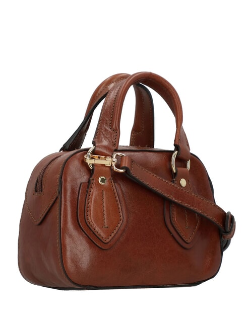 DAPHNE Mini handbag with shoulder strap BROWN - Women’s Bags