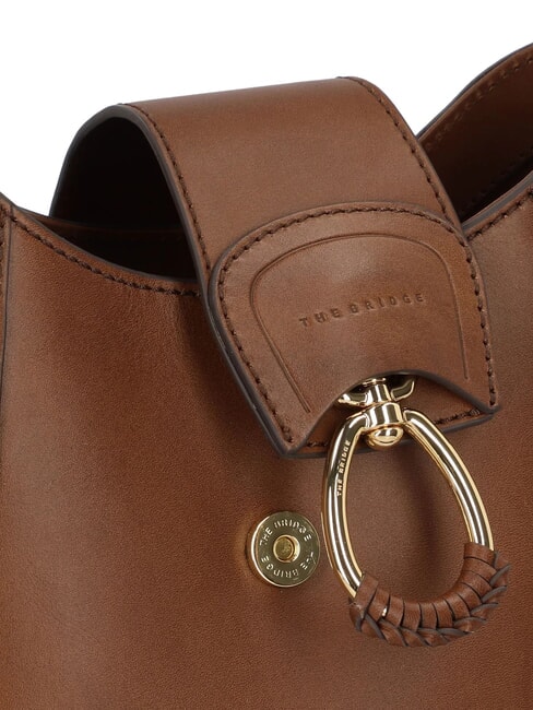 ERICA Shoulder bag, leather BROWN - Women’s Bags