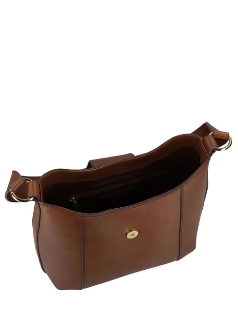 ERICA Shoulder bag, leather BROWN - Women’s Bags