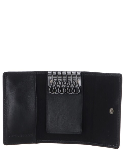 GIACOMO Leather key case black / dark matte ruthenium - Key holders