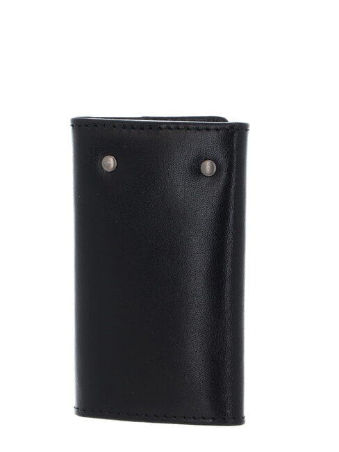 GIACOMO Leather key case black / dark matte ruthenium - Key holders