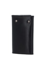 THE BRIDGE GIACOMO Leather key case black / dark matte ruthenium - Key holders - 3