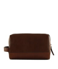 THE BRIDGE GIACOMO  Beauty in leather Brown / Ruthenium - Beauty Case - 3