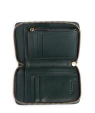 THE BRIDGE DOMITILLA Medium leather zip around wallet gold colored malachite - Women&rsquo;s Wallets - 3