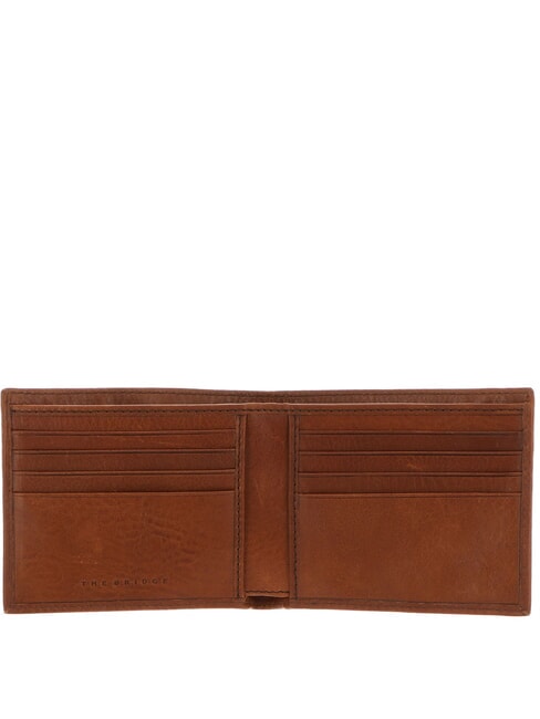 ETTORE Leather wallet Brown / Ruthenium - Men’s Wallets