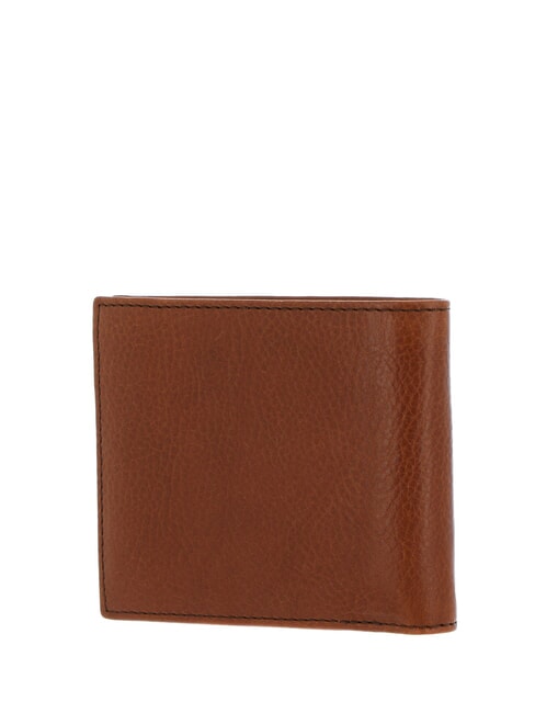 ETTORE Leather wallet Brown / Ruthenium - Men’s Wallets