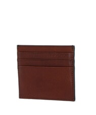 THE BRIDGE ETTORE Flat leather card holder - Men’s Wallets
