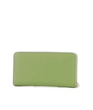 COCCINELLE METALLIC SOFT Wallet in textured leather guacamole - Women’s Wallets - 3