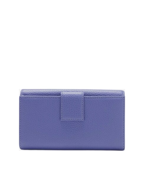 METALLIC SOFT Large leather wallet blue - Women&rsquo;s Wallets