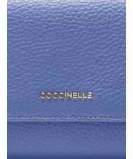 COCCINELLE METALLIC SOFT Large leather wallet blue - Women&rsquo;s Wallets - 3