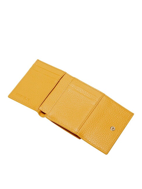 METALLIC SOFT Pebbled leather wallet sunny - Women&rsquo;s Wallets