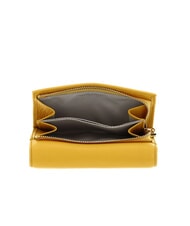 COCCINELLE METALLIC SOFT Hammered leather bifold wallet sunny - Women&rsquo;s Wallets - 3