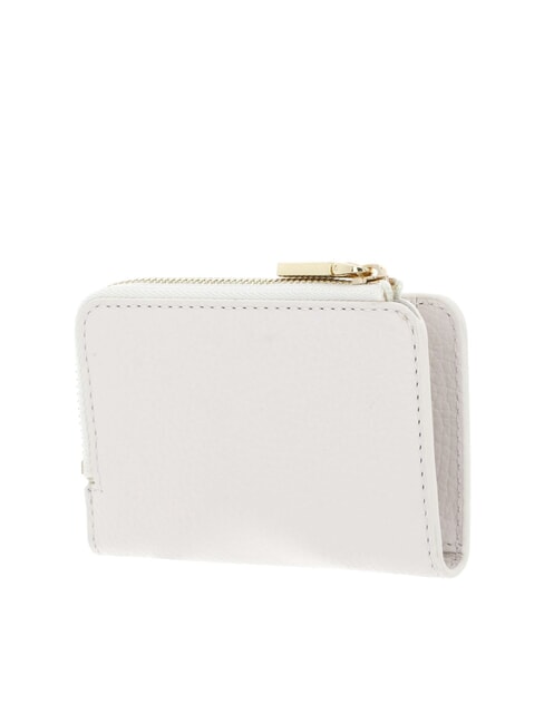 METALLIC SOFT Leather card holder white - Women’s Wallets