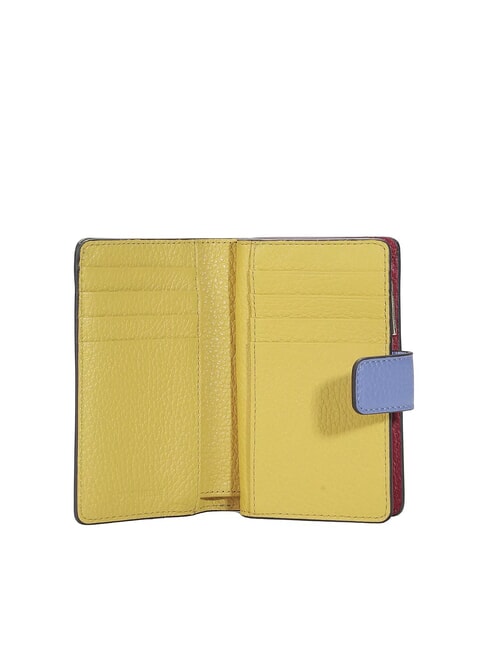 METALLIC TRICOLOR Leather wallet sangria - Women’s Wallets