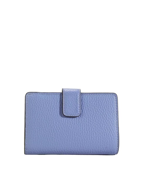 METALLIC TRICOLOR Leather wallet sangria - Women’s Wallets