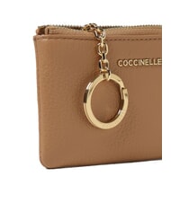 COCCINELLE METALLIC SOFT Envelope coin purse skin - Women’s Wallets - 3
