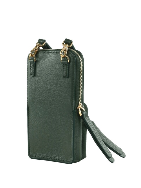 PIXIE Leather micro smartphone bag seaweed - Women’s Bags