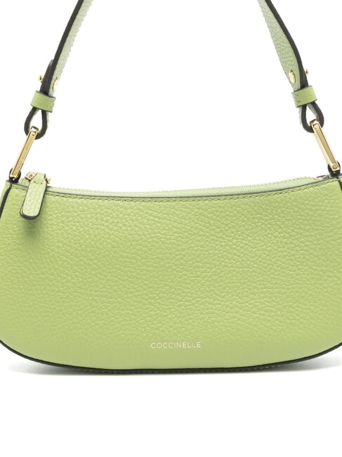 MERVEILLE Shoulder bag in textured leather guacamole - Women’s Bags