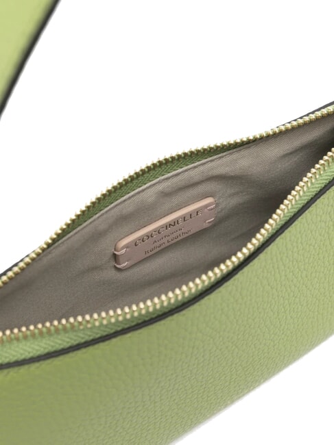 MERVEILLE Shoulder bag in textured leather guacamole - Women’s Bags