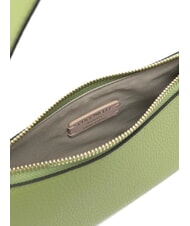 COCCINELLE MERVEILLE Shoulder bag in textured leather guacamole - Women’s Bags - 4