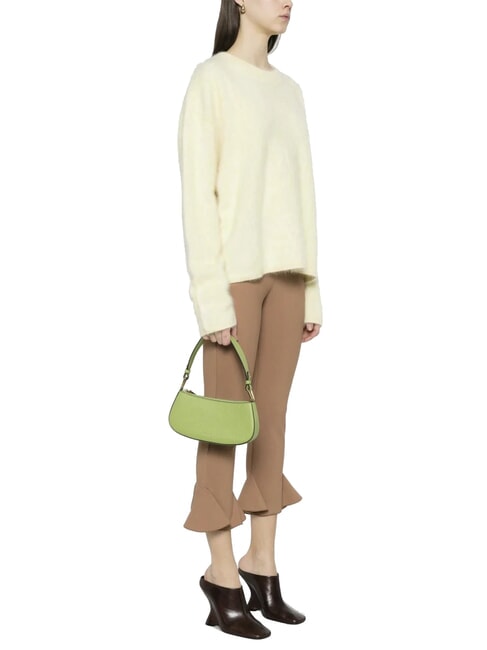 MERVEILLE Shoulder bag in textured leather guacamole - Women’s Bags