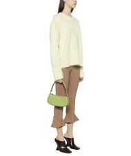 COCCINELLE MERVEILLE Shoulder bag in textured leather guacamole - Women’s Bags - 5