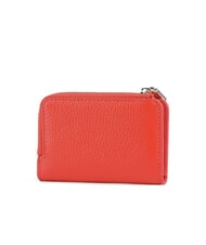 COCCINELLE METALLIC SOFT Leather card holder gazpacho - Women’s Wallets - 3
