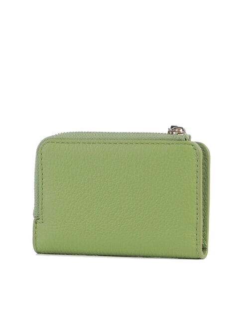 METALLIC SOFT Leather card holder guacamole - Women’s Wallets