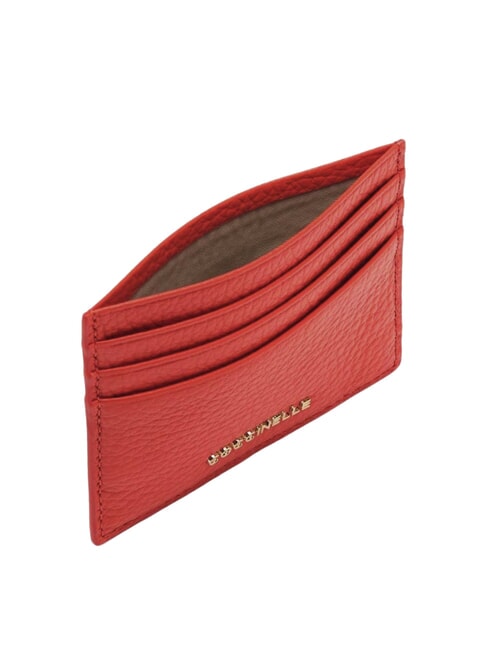 METALLIC SOFT  Flat leather card holder gazpacho - Women&rsquo;s Wallets