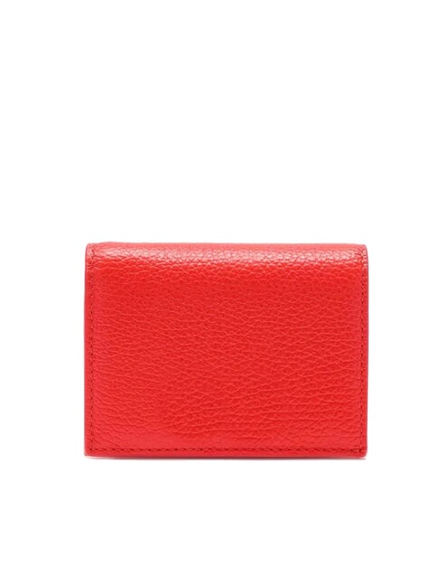 METALLIC SOFT Small leather wallet gazpacho - Women’s Wallets