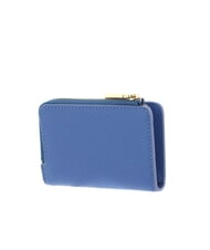 COCCINELLE METALLIC SOFT Leather card holder blue - Women’s Wallets - 4
