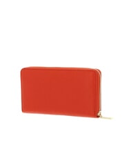 COCCINELLE METALLIC SOFT Textured leather zip wallet gazpacho - Women’s Wallets - 4