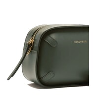 COCCINELLE MALETA CALF Mini shoulder bag, in leather seaweed - Women’s Bags - 3