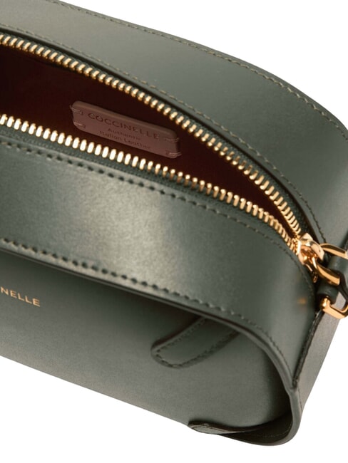 MALETA CALF Mini shoulder bag, in leather seaweed - Women’s Bags