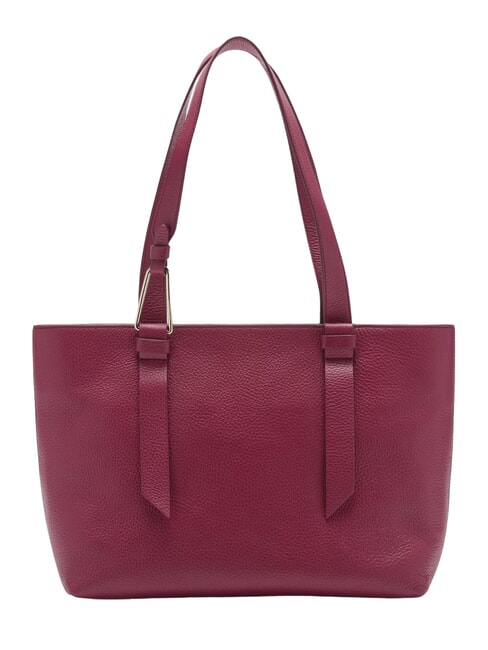 MALORY  Leather shopping bag sangria - Women’s Bags